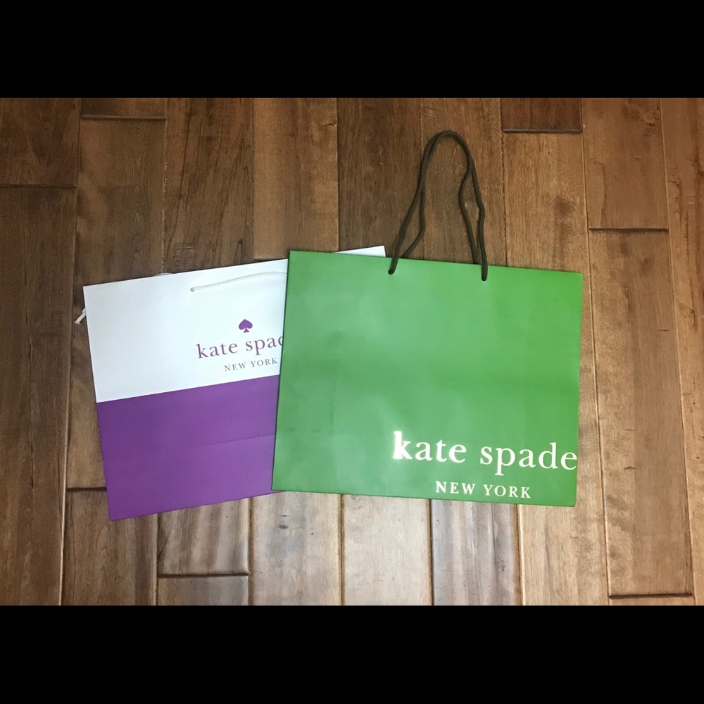 2 Kate Spade Medium NEW Gift Bags